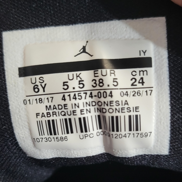 Jordan 13 retro BRED 2017 (GS) 6Y - Picture 7 of 8